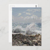 Carte Postale Corail et vagues (Devant / Derrière)