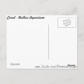 Carte Postale Corail no 1 (Dos)