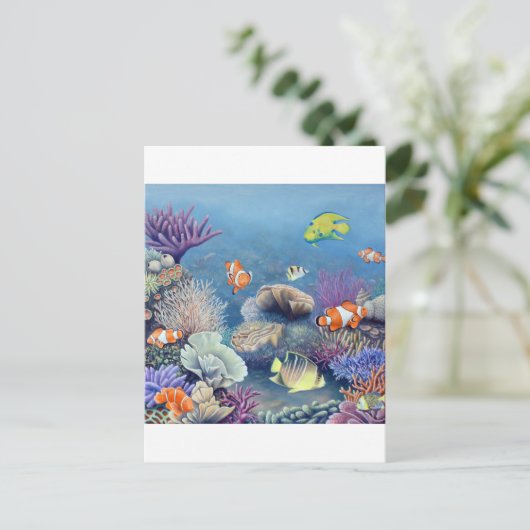Carte Postale Corail Reef (Debout devant)