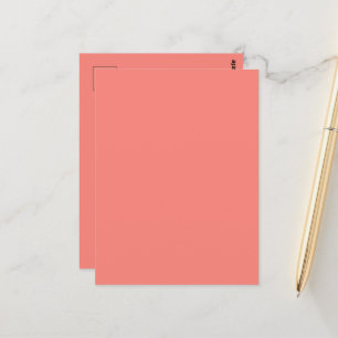 Carte Postale Corail rose