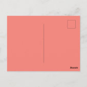 Carte Postale Corail rose (Dos)