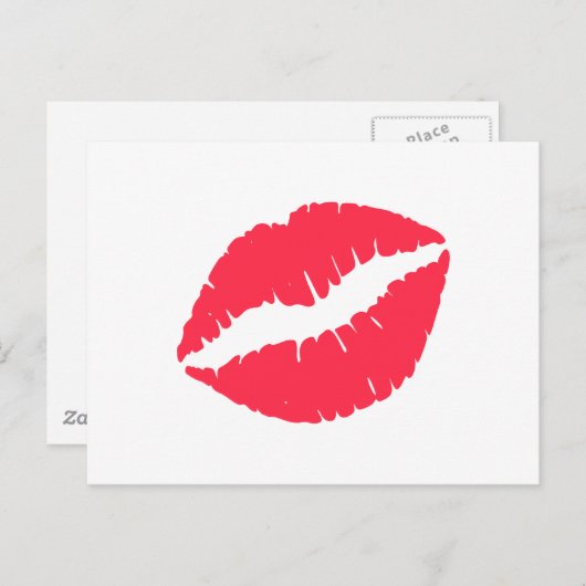 Carte Postale Corail rose (Devant / Derrière)