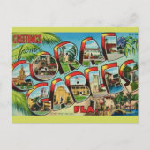 Carte Postale Coral Gables Floride Salutation (Devant)