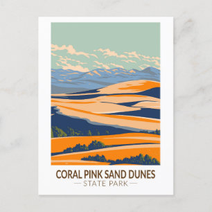 Carte Postale Coral Pink Sand Dunes State Park Utah Vintage