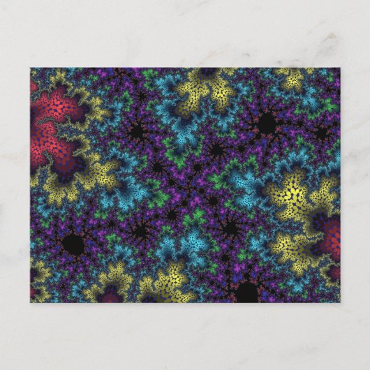 Carte Postale Coral Rainbow Speckle (Devant)