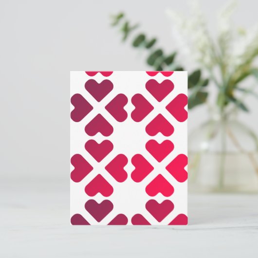 Carte Postale corazones de amor (Debout devant)