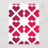 Carte Postale corazones de amor (Devant)