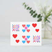 Carte Postale Corazones postales de Tarjeta (Debout devant)