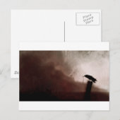 Carte Postale corbeau (Devant / Derrière)