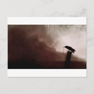 Carte Postale corbeau