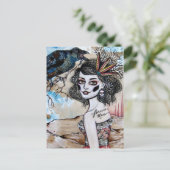 Carte Postale Corbeau (Debout devant)