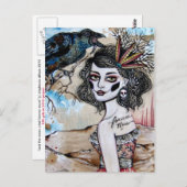 Carte Postale Corbeau (Devant / Derrière)