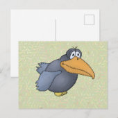Carte Postale Corbeau (Devant / Derrière)
