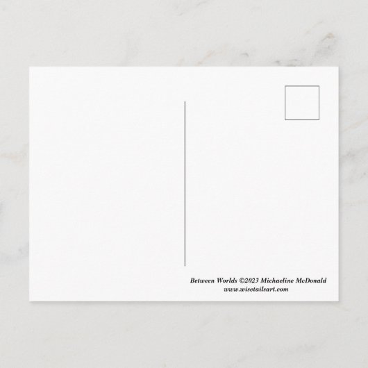 Carte postale corbeau (Dos)