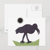 Carte Postale Corbeau (Devant / Derrière)