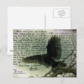 Carte Postale Corbeau 3 (Devant / Derrière)