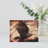 Carte Postale Corbeau 7 (Debout devant)