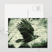 Carte Postale Corbeau 9 (Devant / Derrière)
