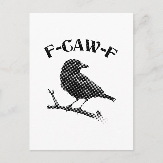 Carte Postale Corbeau F-CAW-F (Devant)