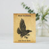 Carte Postale Corbeau norrois dansant (Debout devant)