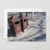 Carte Postale Corbeille, BeiHai Park (Devant / Derrière)