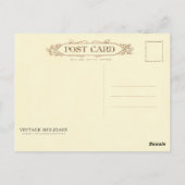 Carte Postale Corbeille de fleurs (Dos)