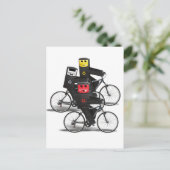 Carte Postale Corbeilles cyclables (Debout devant)