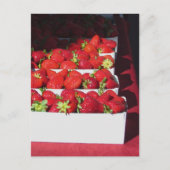 Carte postale - Corbeilles de fraises (vrt) (Devant)