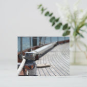 Carte Postale corde de bateau à voile (Debout devant)