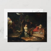 Carte Postale Cordelia and King Lear (Devant / Derrière)