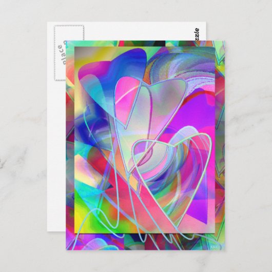Carte Postale Cordes cardiaques (Devant / Derrière)