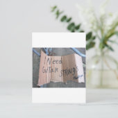 Carte Postale Cordes de guitare (Debout devant)