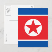 Carte Postale corée du nord (Devant / Derrière)