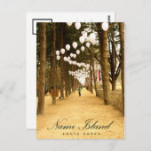 Carte postale Corée du Sud (Devant / Derrière)