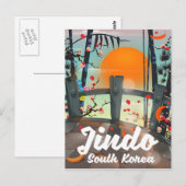 Carte Postale Corée du Sud du Jindo (Devant / Derrière)