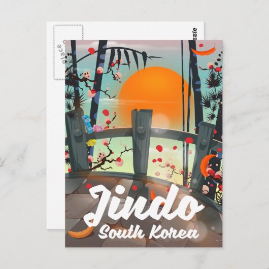 Carte Postale Corée du Sud du Jindo (Devant / Derrière)