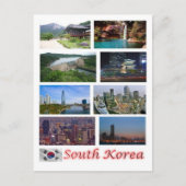 Carte Postale Corée du Sud - Mosaic - (Devant)