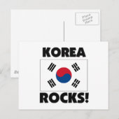 Carte Postale Corée Rocks (Devant / Derrière)