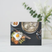 Carte Postale Coréen Bibimbap Yam Yam Food (Debout devant)
