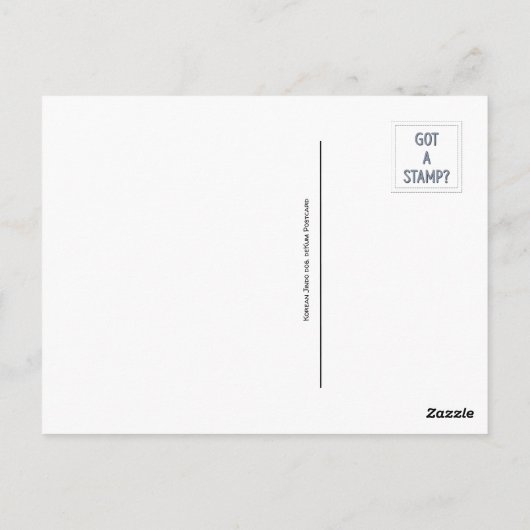 Carte postale coréenne (Dos)