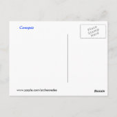 Carte Postale Coréopsis (Dos)