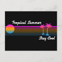 COREY TIGER '80s RETRO TROPICAL SUMMER COOL