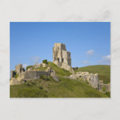 Carte Postale Corfe Castle, Corfe, Dorset, Angleterre (Devant)