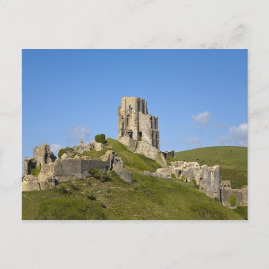 Carte Postale Corfe Castle, Corfe, Dorset, Angleterre (Devant)
