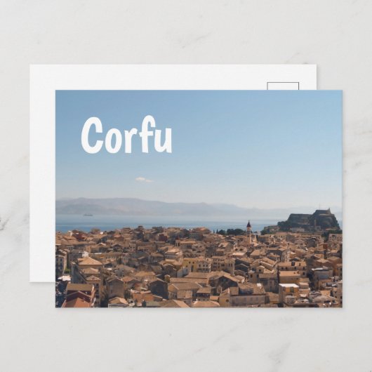 Carte Postale Corfou (Devant / Derrière)