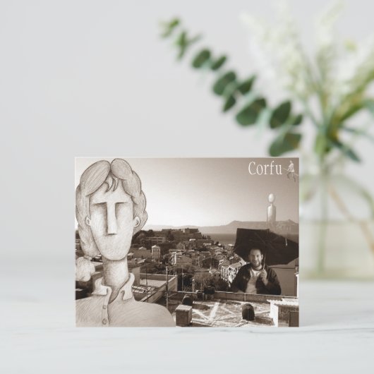 Carte postale Corfou (Debout devant)