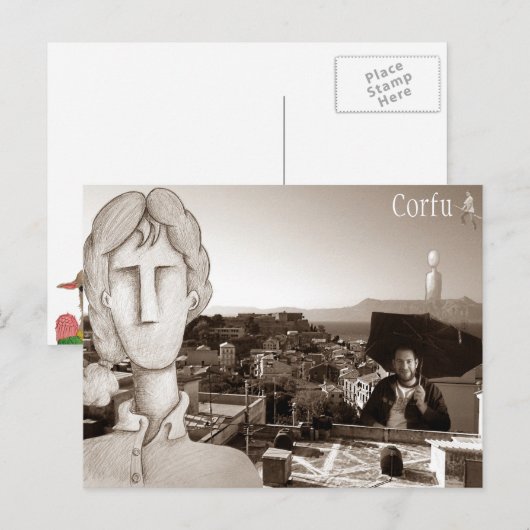 Carte postale Corfou (Devant / Derrière)