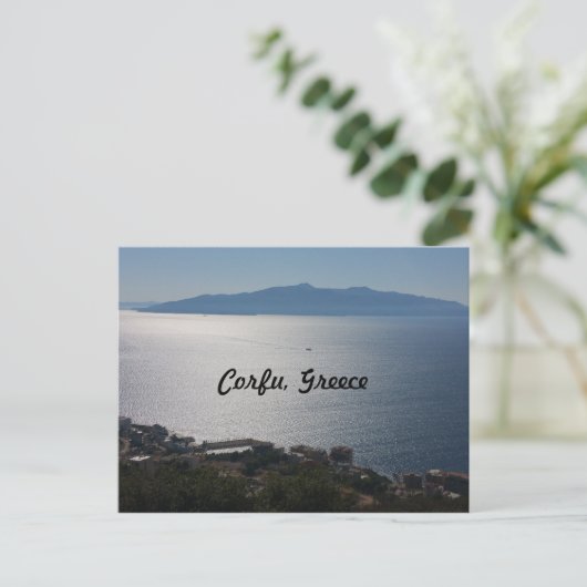 Carte postale Corfou, Grèce (Debout devant)