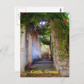 Carte Postale Corfou, Grèce (Devant / Derrière)