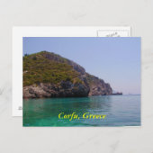 Carte Postale Corfou, Grèce (Devant / Derrière)